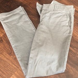 Grey boot khakis